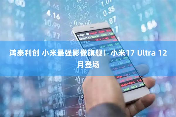 鸿泰利创 小米最强影像旗舰!小米17 Ultra 12月登场